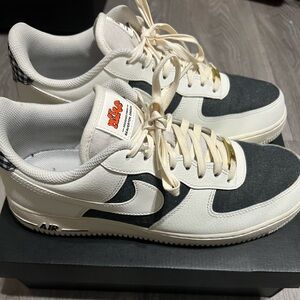 Nike Air Force 1 Low “Plaid Gingham Check”  Men’s 10.5 Rare Limited Colorway